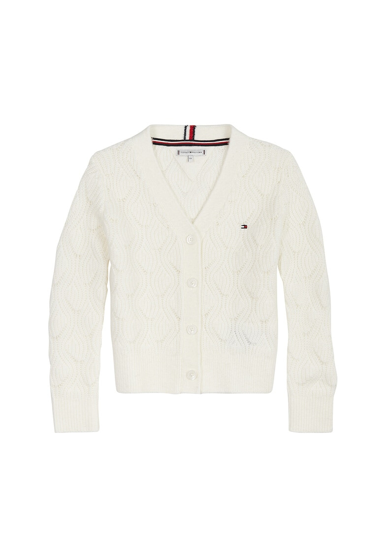 Tommy Hilfiger Cardigan cu model torsade - Pled.ro