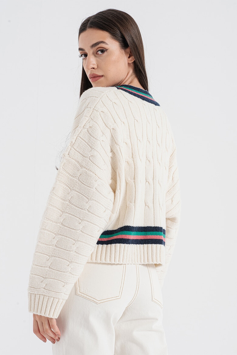 Tommy Hilfiger Cardigan cu torsade Icon - Pled.ro