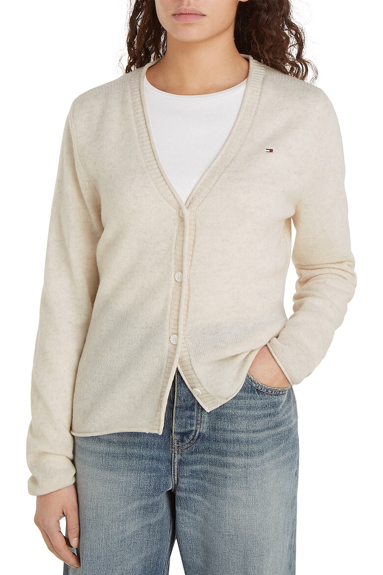 Tommy Hilfiger Cardigan de lana cu decolteu in V - Pled.ro