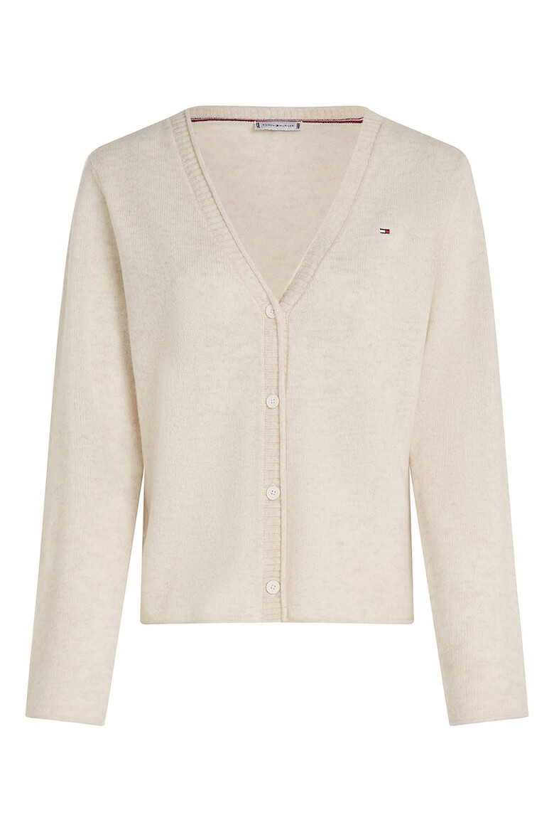 Tommy Hilfiger Cardigan de lana cu decolteu in V - Pled.ro