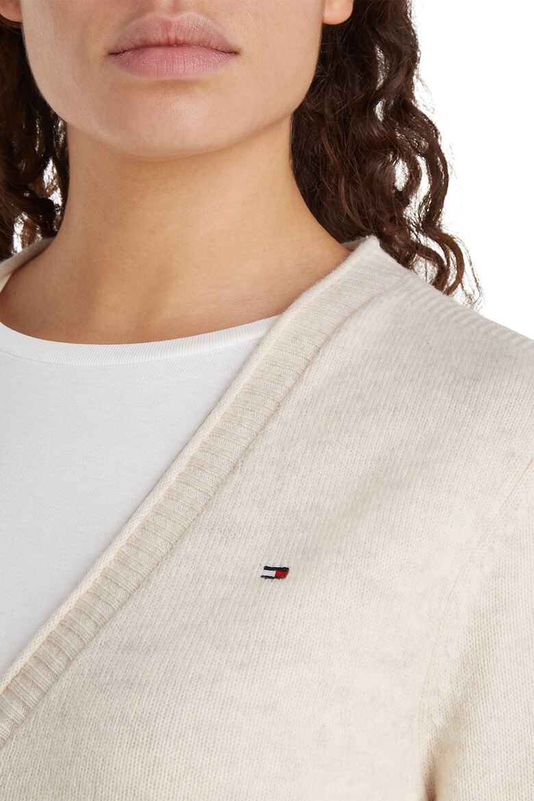 Tommy Hilfiger Cardigan de lana cu decolteu in V - Pled.ro