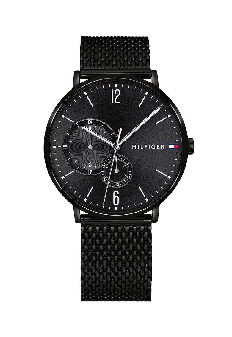 Tommy Hilfiger Ceas analog cu bratara metalica cu model plasa - Pled.ro