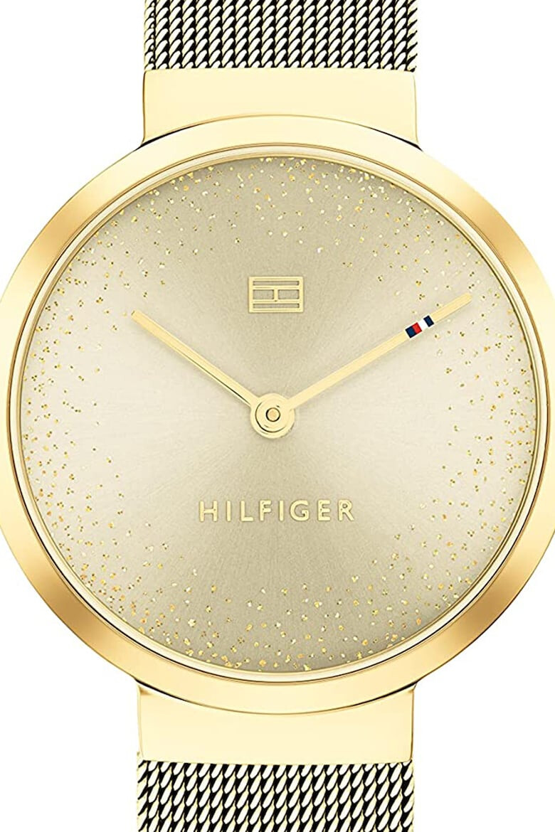 Tommy Hilfiger Ceas quartz cu bratara cu model plasa - Pled.ro