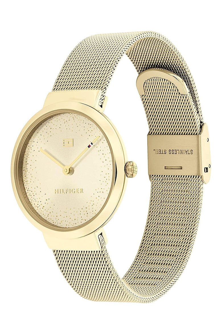 Tommy Hilfiger Ceas quartz cu bratara cu model plasa - Pled.ro