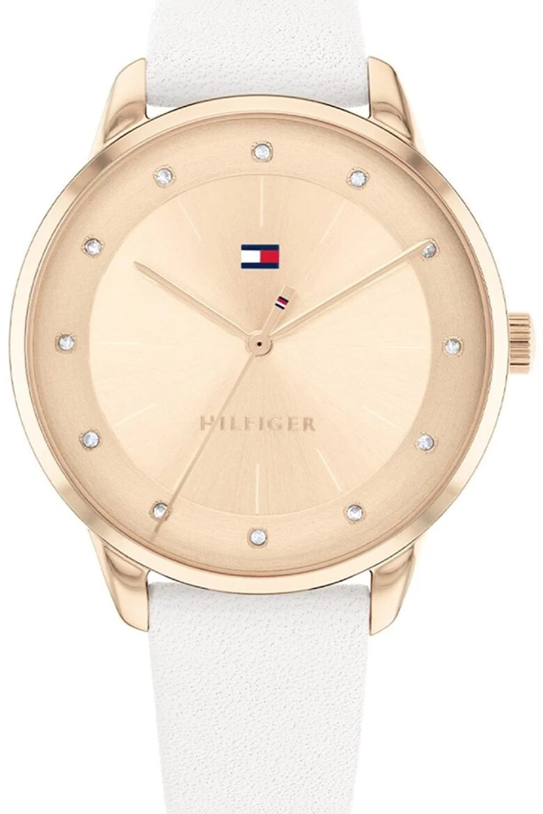 Tommy Hilfiger Ceas rotund cu o curea de piele - Pled.ro