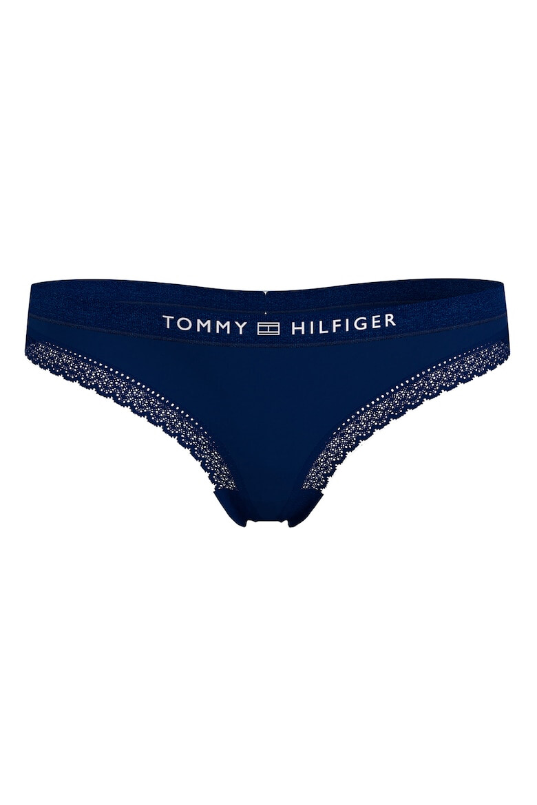 Tommy Hilfiger Chiloti tanga cu detalii de dantela - Pled.ro