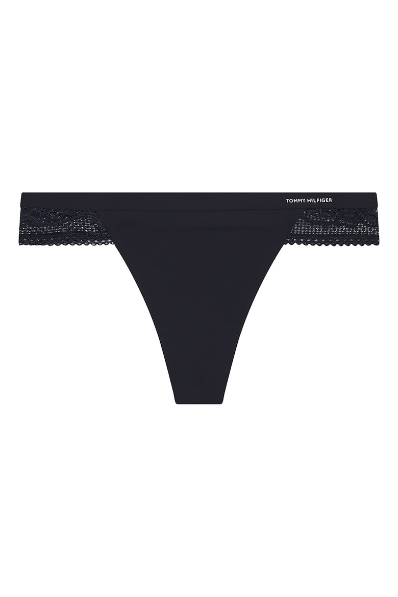 Tommy Hilfiger Chiloti tanga cu insertie de dantela - Pled.ro