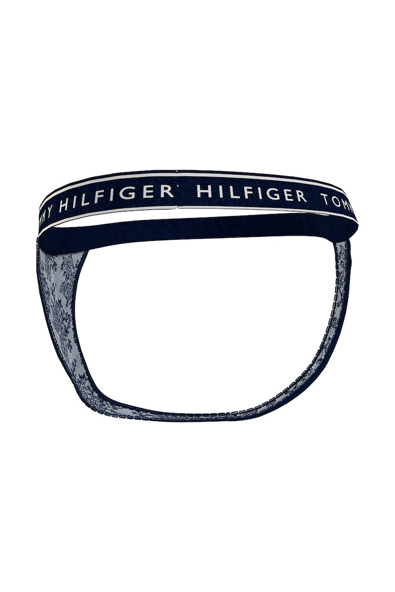 Tommy Hilfiger Chiloti tanga din dantela cu logo - Pled.ro