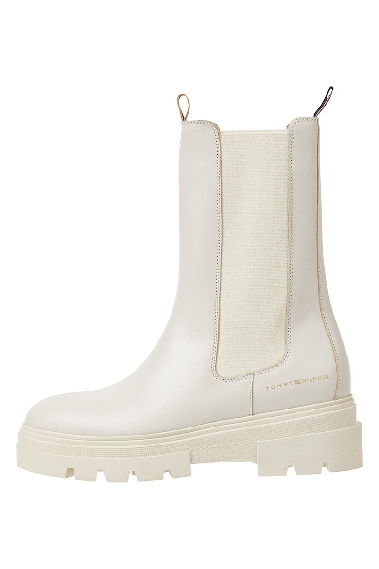 Tommy Hilfiger Cizme Chelsea mid-calf de piele - Pled.ro