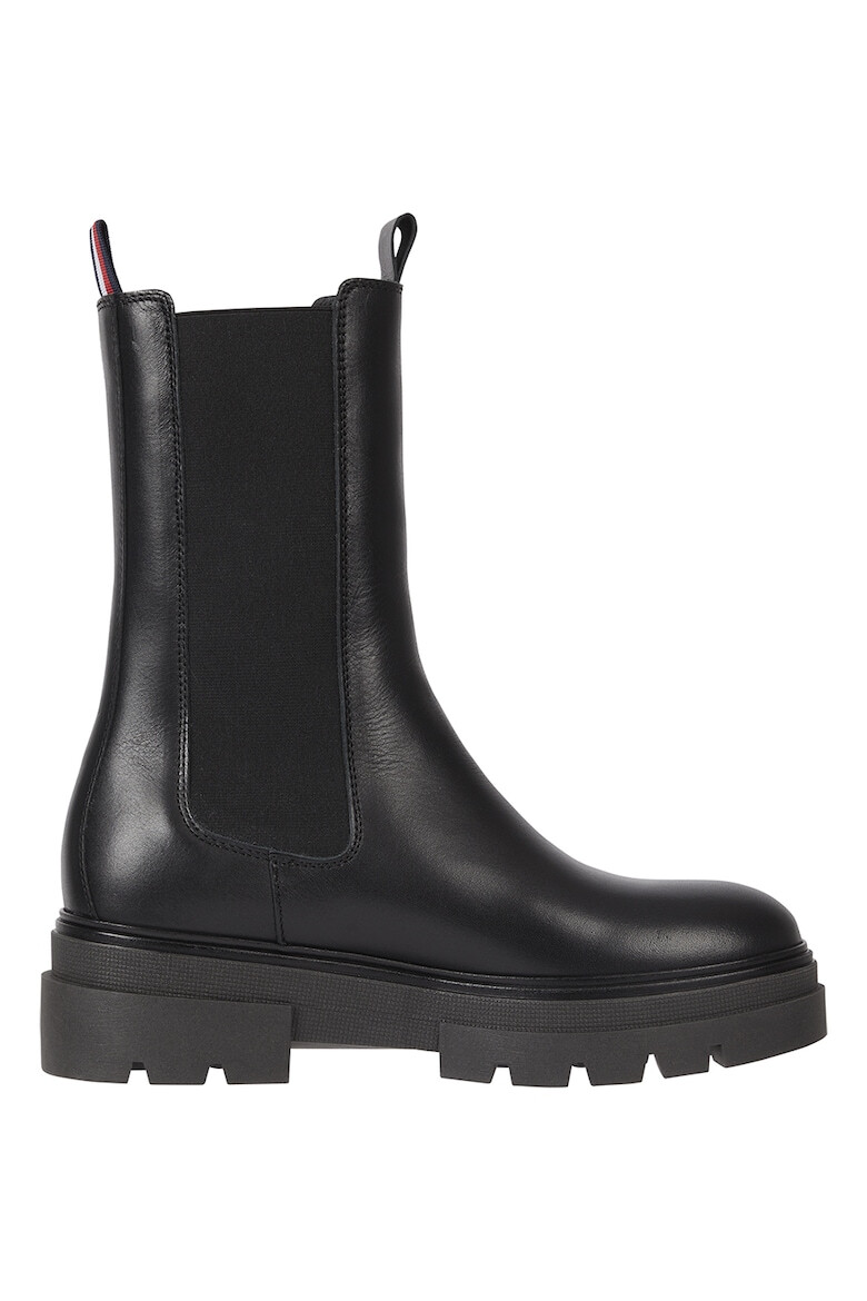 Tommy Hilfiger Cizme Chelsea mid-calf de piele - Pled.ro