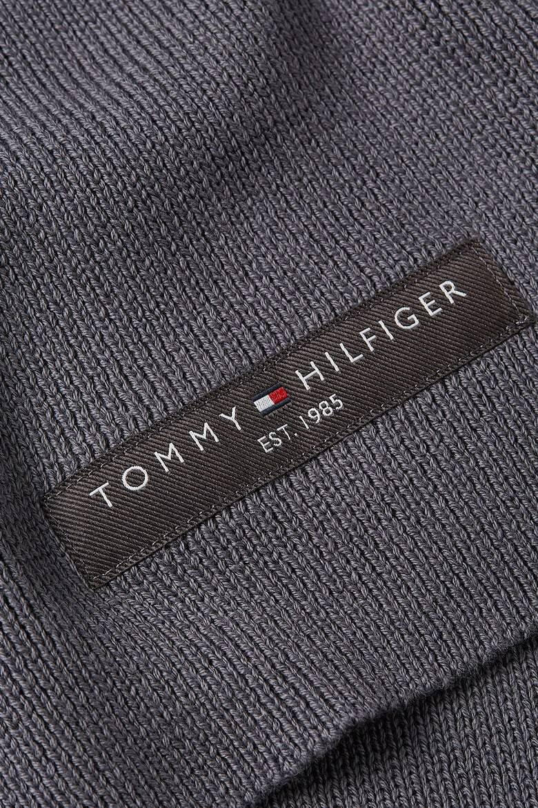 Tommy Hilfiger Esarfa de bumbac organic cu logo - Pled.ro