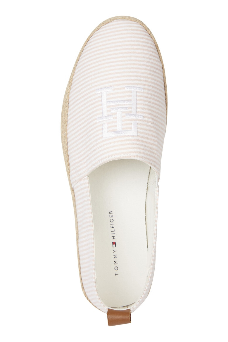 Tommy Hilfiger Espadrile in dungi cu logo brodat - Pled.ro