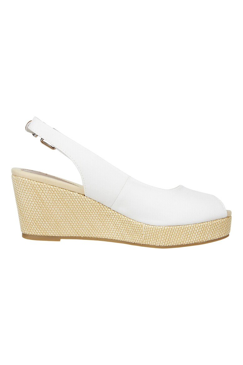 Tommy Hilfiger Espadrile wedge cu varf decupat Elba - Pled.ro