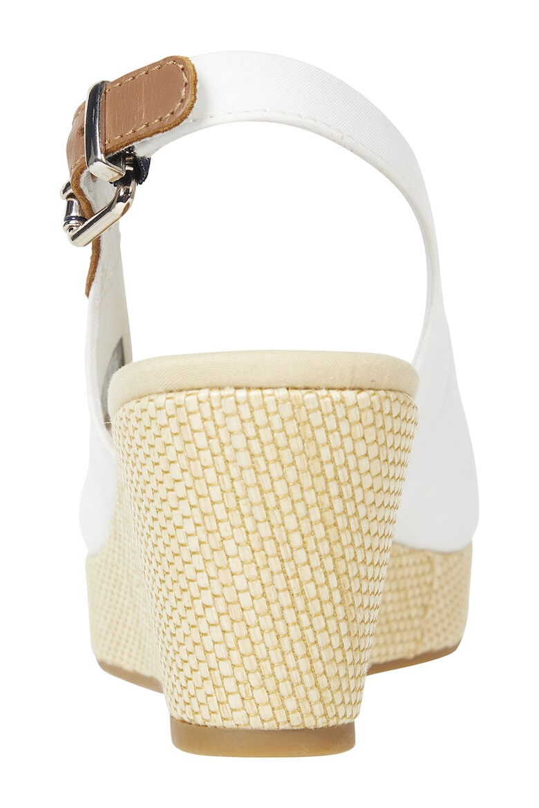 Tommy Hilfiger Espadrile wedge cu varf decupat Elba - Pled.ro