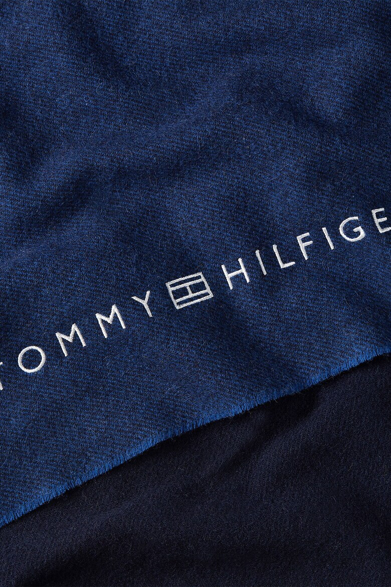 Tommy Hilfiger Fular de lana cu logo - Pled.ro