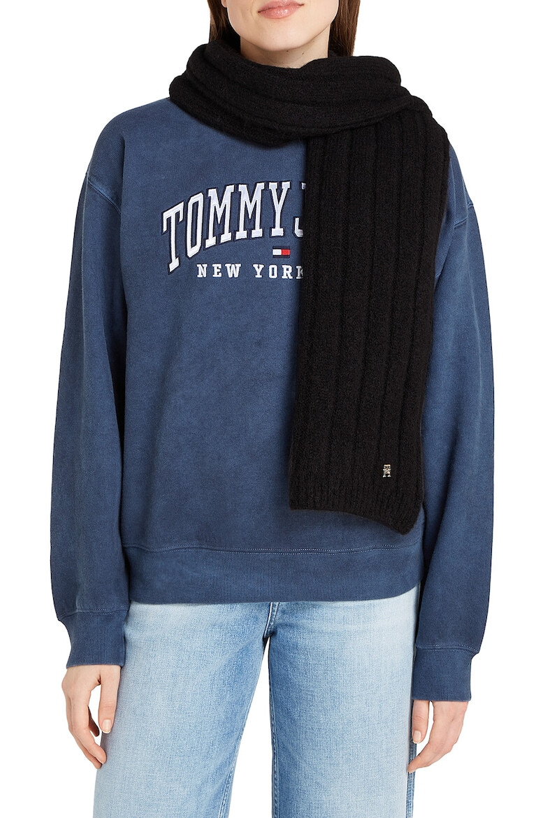 Tommy Hilfiger Fular striat din amestec de lana Timeless - Pled.ro