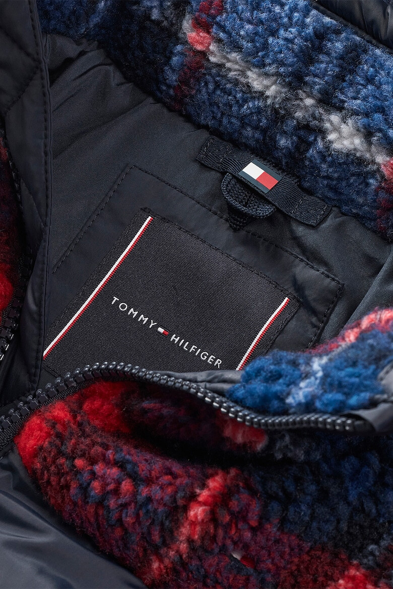 Tommy Hilfiger Geaca cu segmente in carouri - Pled.ro