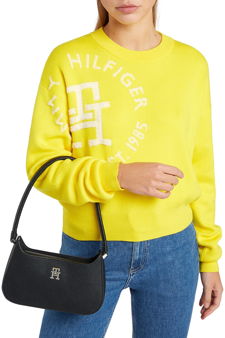 Tommy Hilfiger Geanta baguette din piele ecologica Emblem - Pled.ro