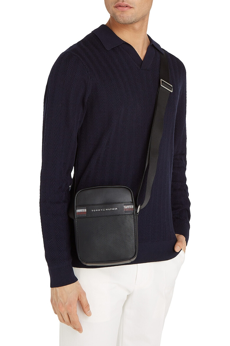 Tommy Hilfiger Geanta crossbody de piele cu logo - Pled.ro