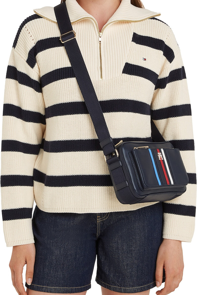 Tommy Hilfiger Geanta crossbody de piele ecologica cu buzunar exterior - Pled.ro