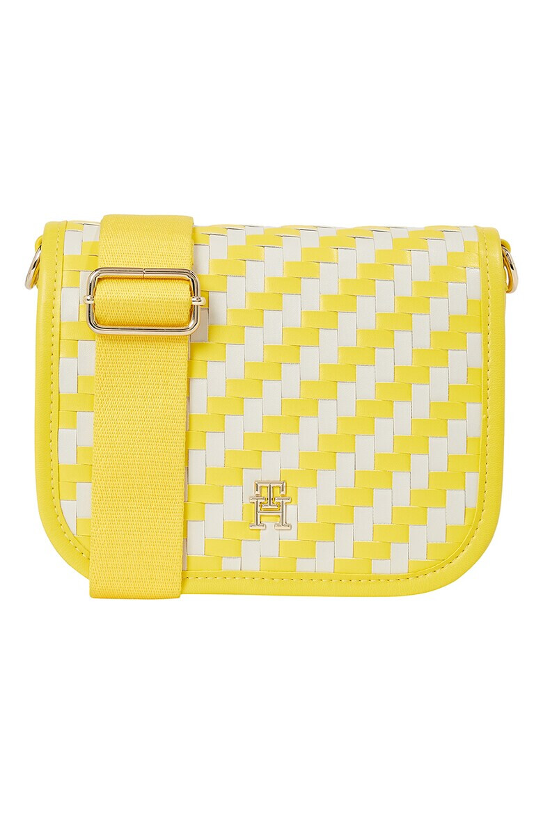 Tommy Hilfiger Geanta crossbody de piele ecologica cu clapa - Pled.ro