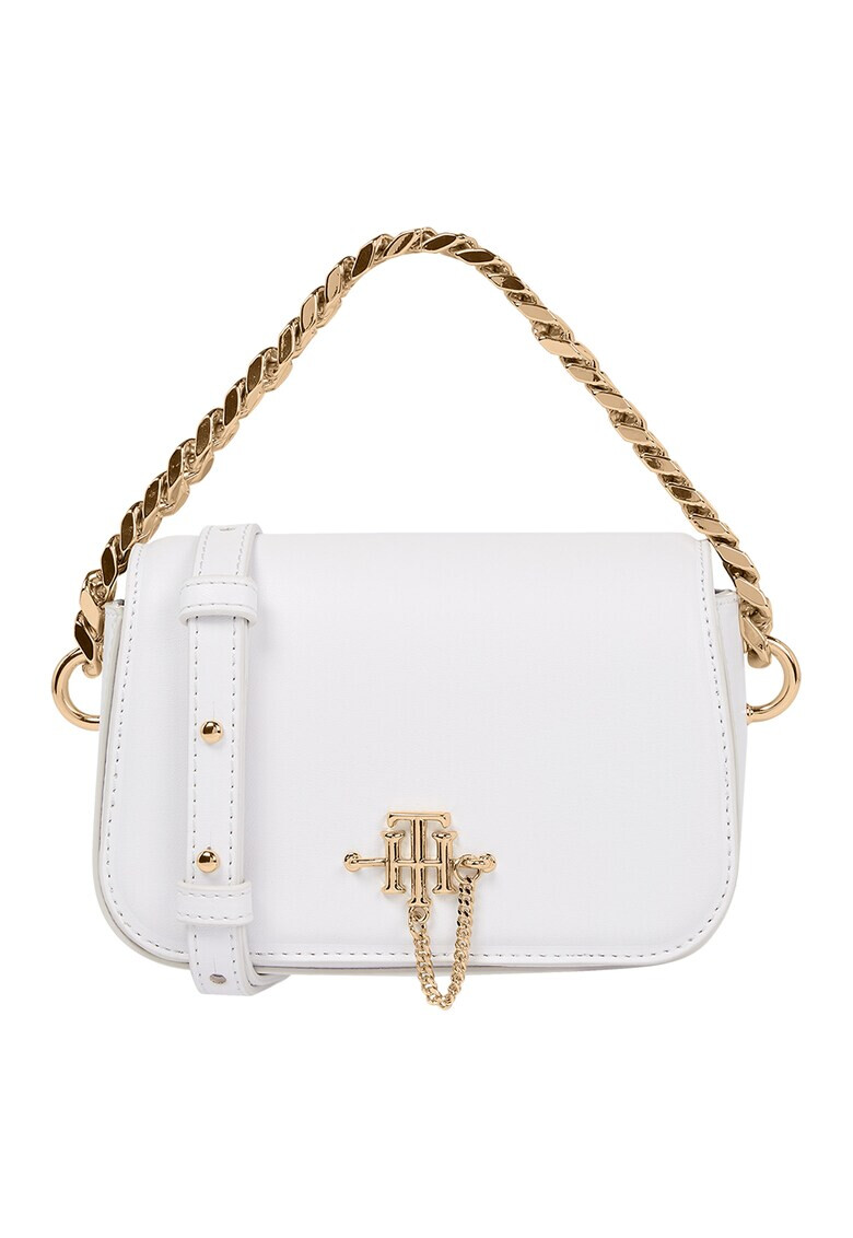 Tommy Hilfiger Geanta crossbody de piele ecologica cu maner din lat - Pled.ro