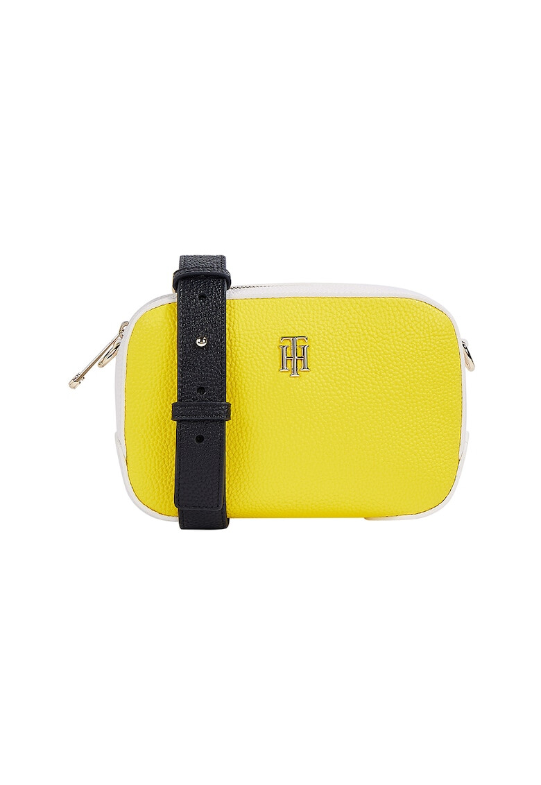 Tommy Hilfiger Geanta crossbody de piele ecologica cu model colorblock Essence - Pled.ro