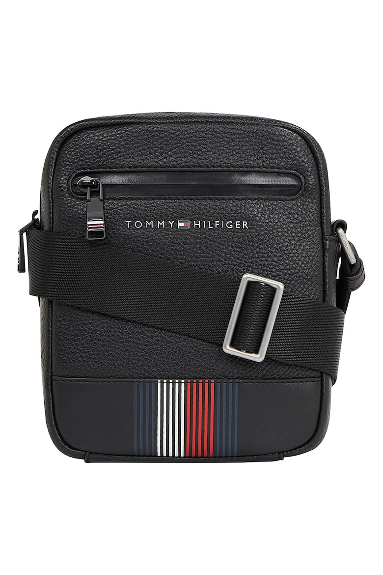 Tommy Hilfiger Geanta crossbody din piele ecologica cu logo metalic discret - Pled.ro