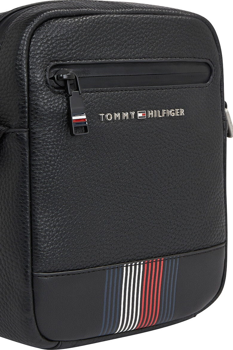 Tommy Hilfiger Geanta crossbody din piele ecologica cu logo metalic discret - Pled.ro