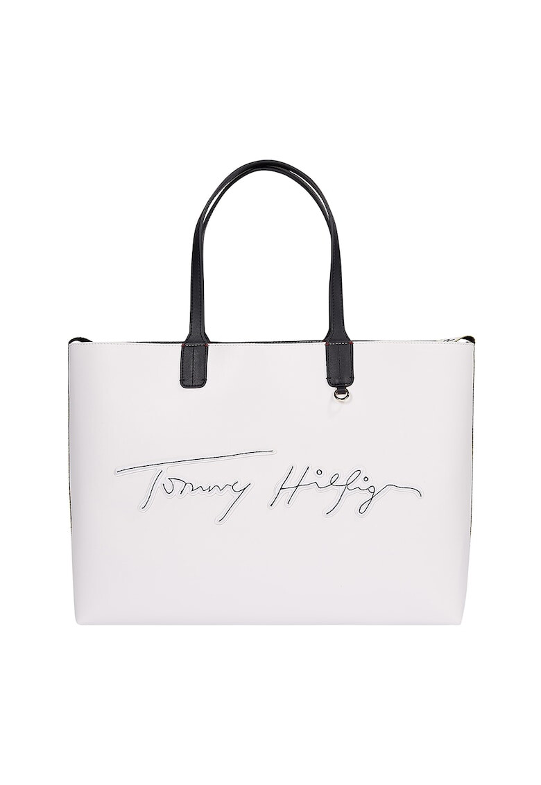 Tommy Hilfiger Geanta tote de piele ecologica cu garnituri logo Iconic - Pled.ro