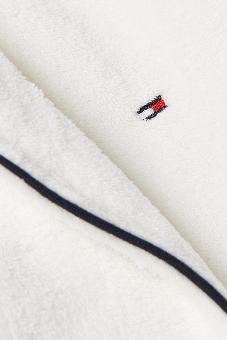 Tommy Hilfiger Halat din fleece cu detalii contrastante - Pled.ro