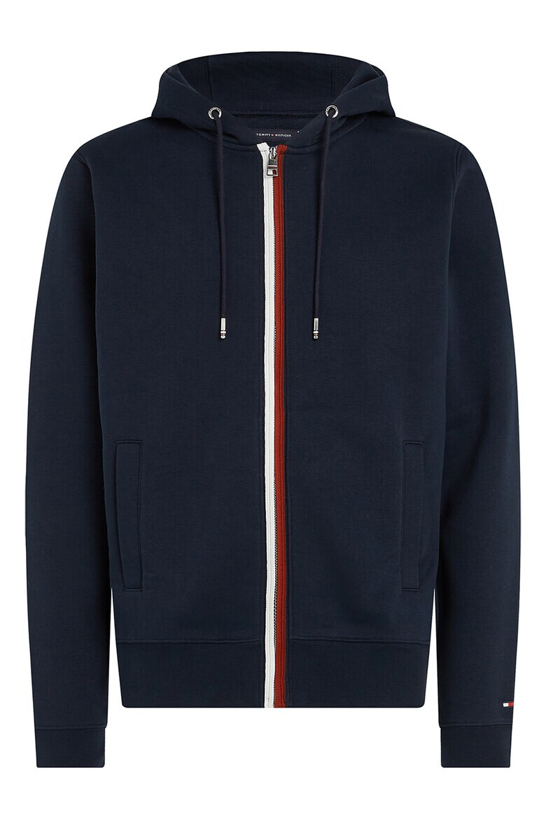 Tommy Hilfiger Hanorac de bumbac organic cu fermoar - Pled.ro