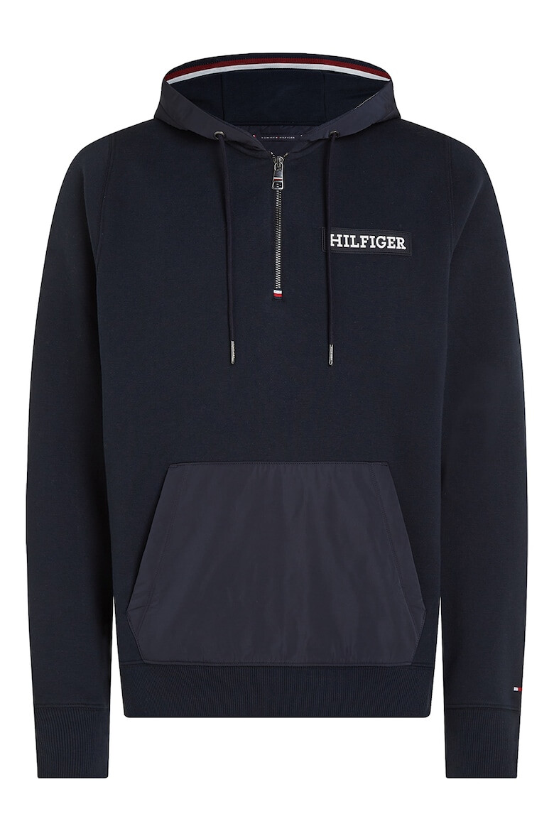 Tommy Hilfiger Hanorac din amestec de bumbac organic cu fenta cu fermoar - Pled.ro