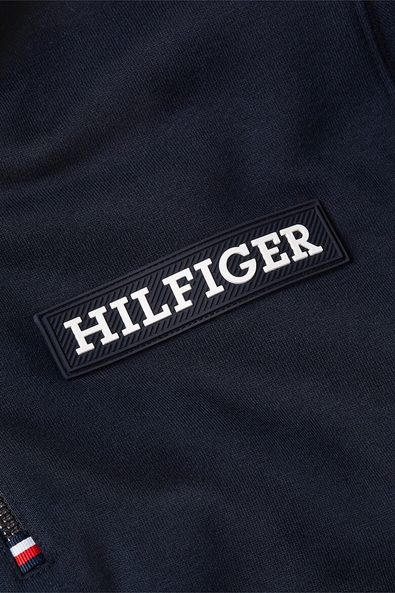 Tommy Hilfiger Hanorac din amestec de bumbac organic cu fenta cu fermoar - Pled.ro