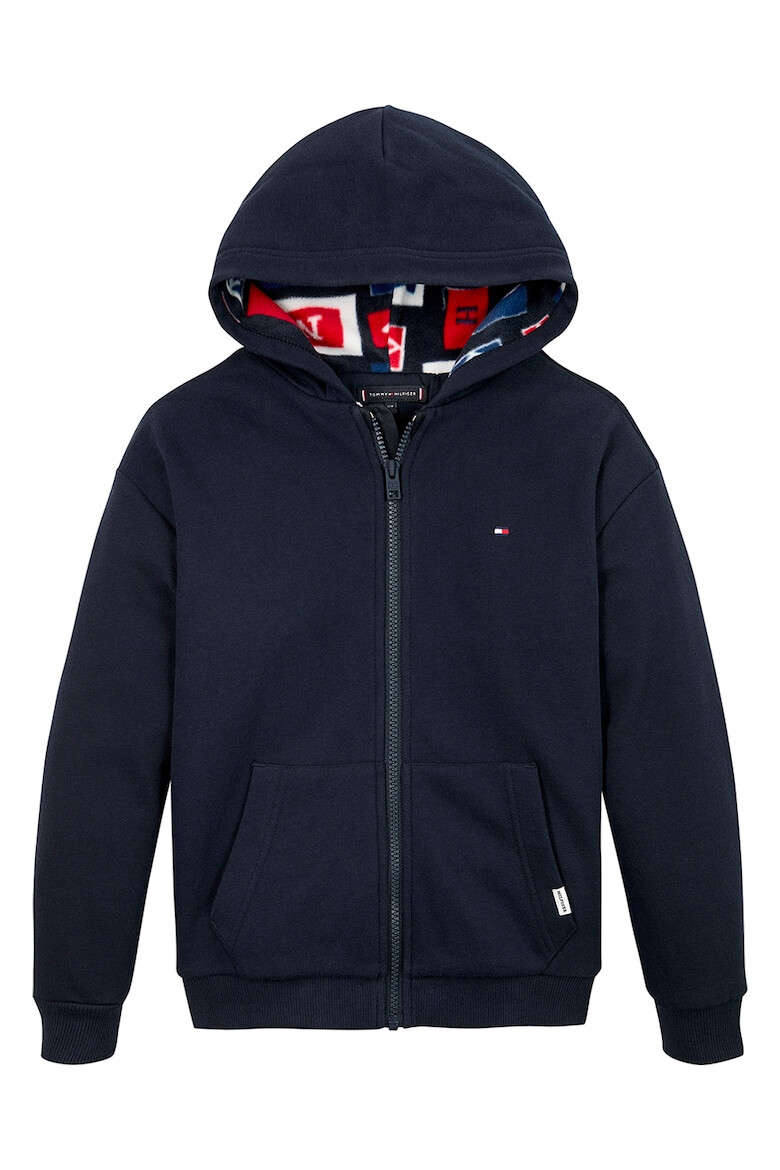 Tommy Hilfiger Hanorac din amestec de bumbac organic cu fermoar - Pled.ro