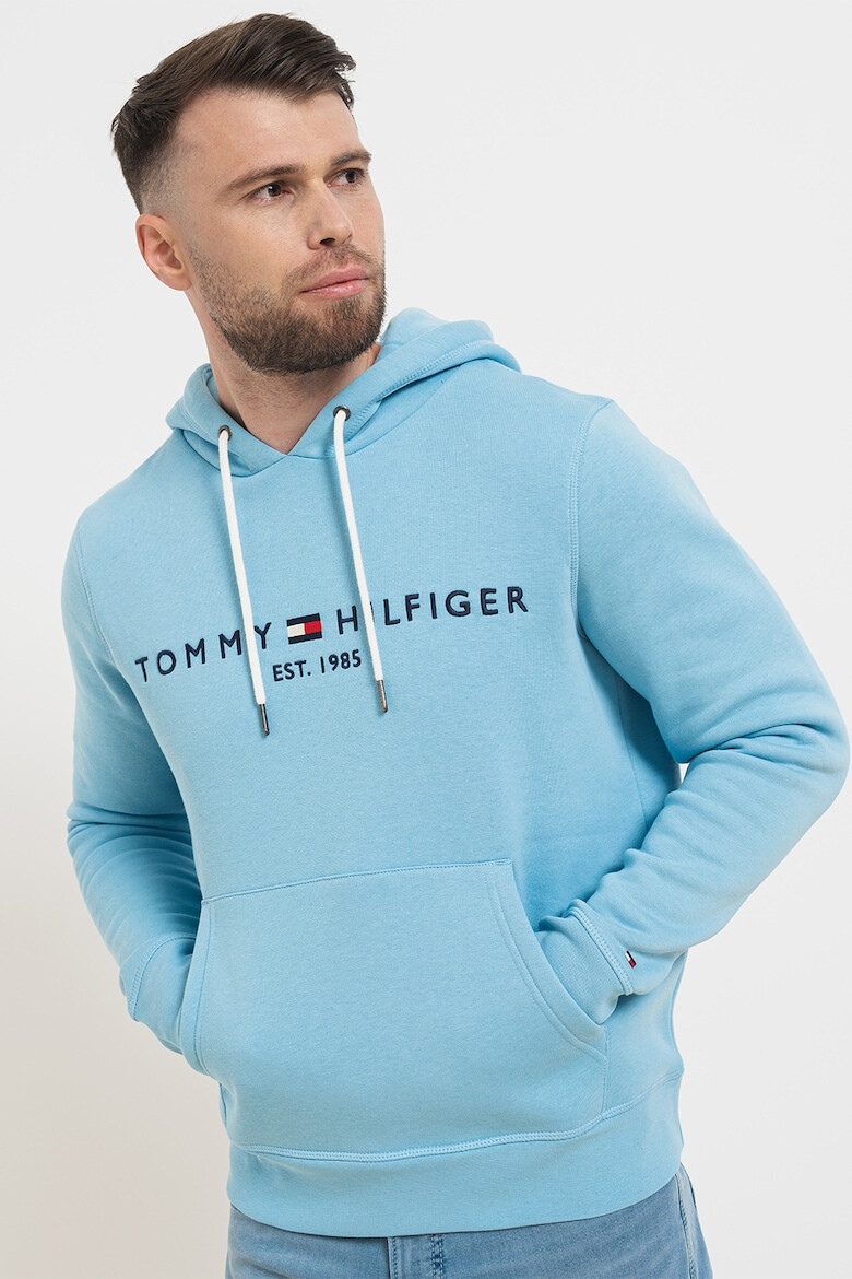 Tommy Hilfiger Hanorac din amestec de bumbac organic cu logo - Pled.ro