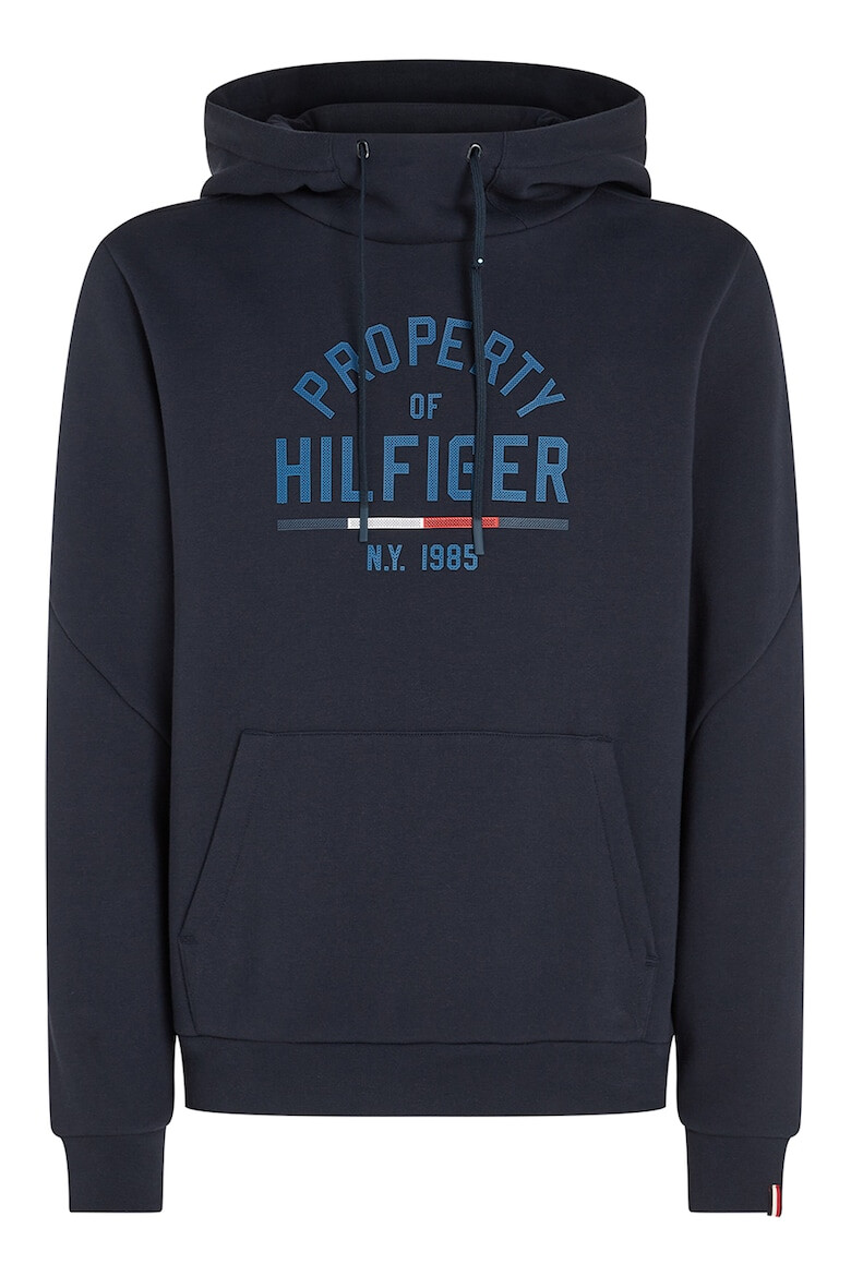 Tommy Hilfiger Hanorac regular fit cu imprimeu si maneci cazute pentru fitness - Pled.ro