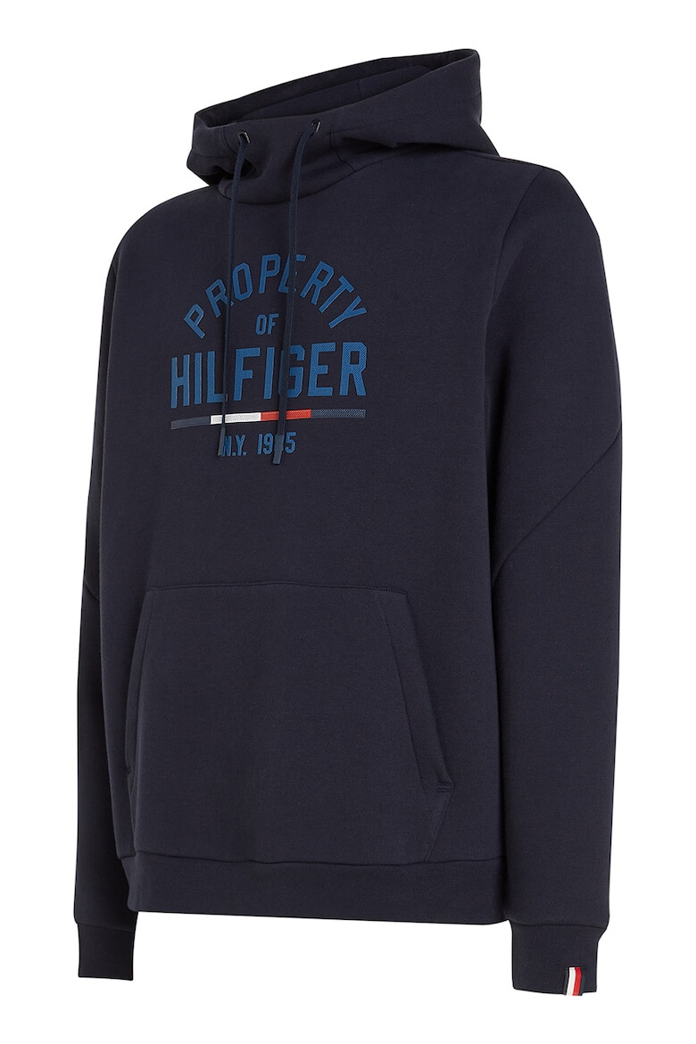 Tommy Hilfiger Hanorac regular fit cu imprimeu si maneci cazute pentru fitness - Pled.ro