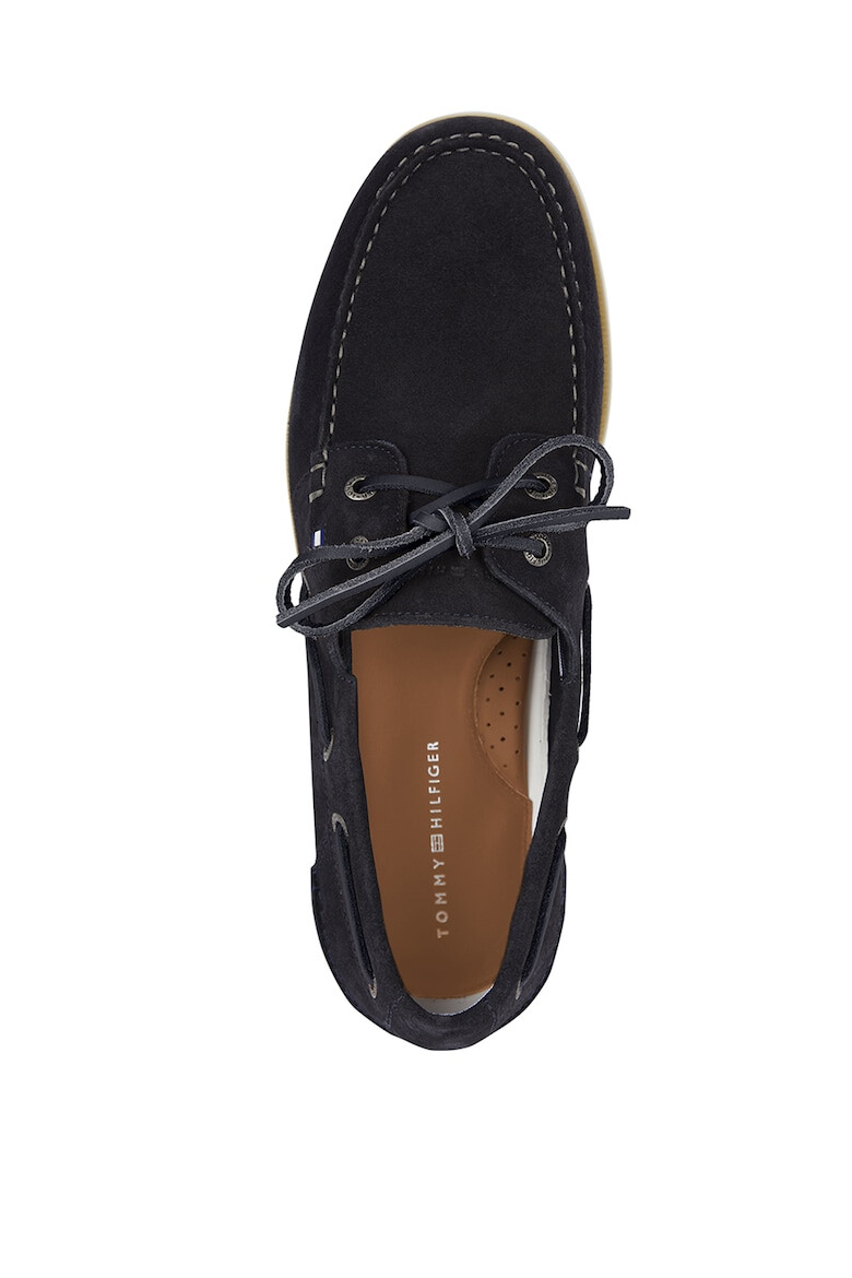 Tommy Hilfiger Mocasini de piele intoarsa cu cusaturi contrastante - Pled.ro