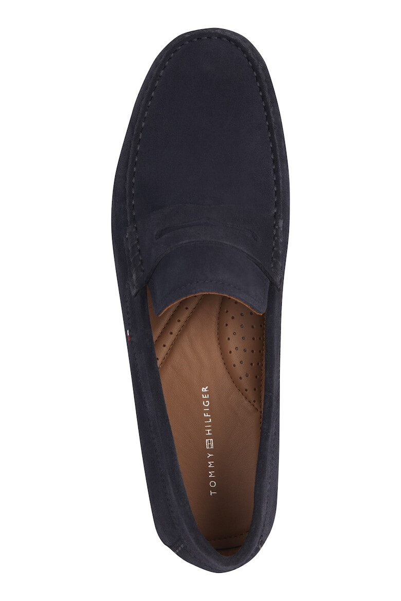 Tommy Hilfiger Mocasini de piele intoarsa cu logo discret - Pled.ro