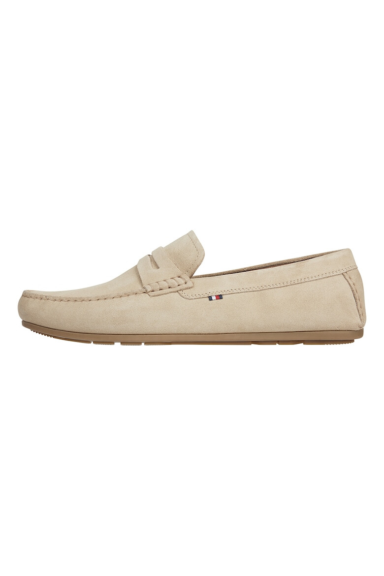 Tommy Hilfiger Mocasini de piele intoarsa cu logo discret - Pled.ro