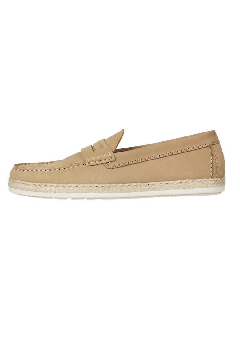 Tommy Hilfiger Mocasini-espadrile de piele nabuc - Pled.ro