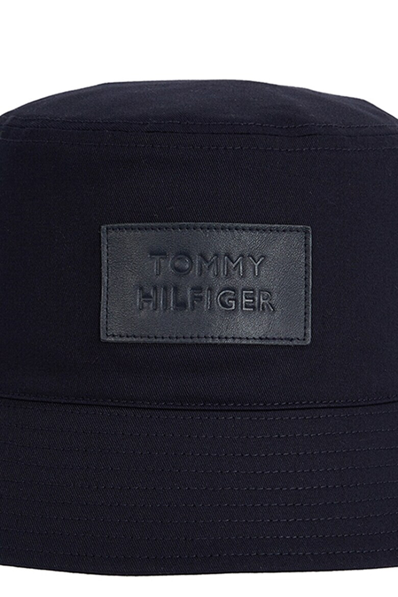 Tommy Hilfiger Palarie bucket de bumbac organic cu aplicatie logo - Pled.ro