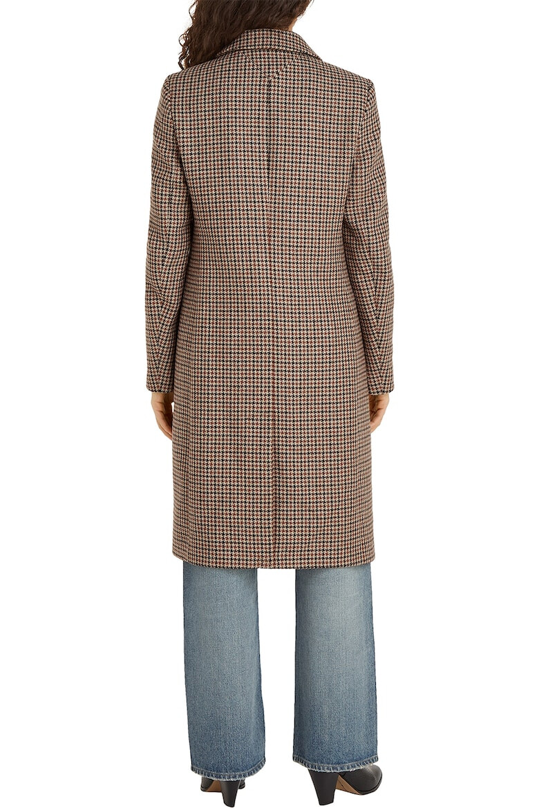 Tommy Hilfiger Palton din amestec de lana cu model houndstooth - Pled.ro