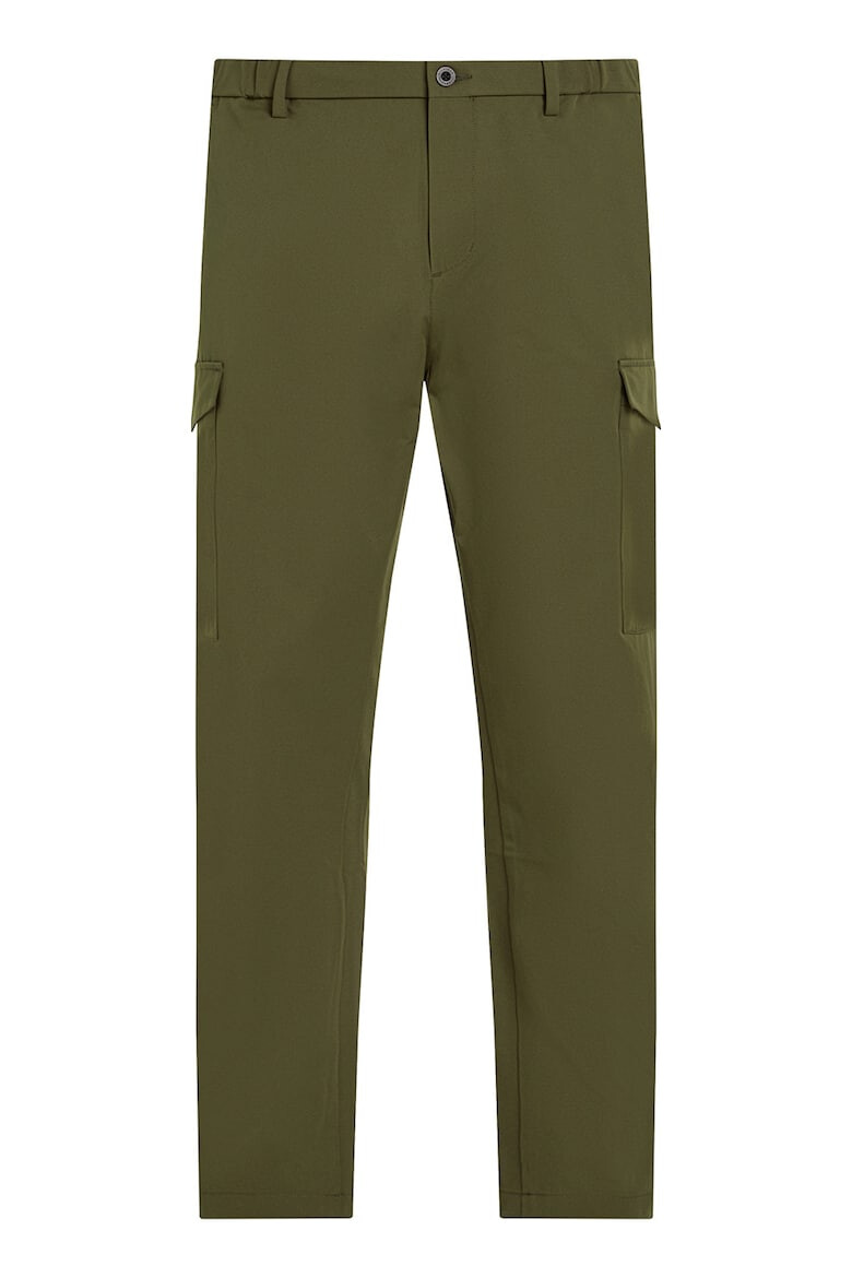 Tommy Hilfiger Pantaloni chino cargo cu croiala conica - Pled.ro