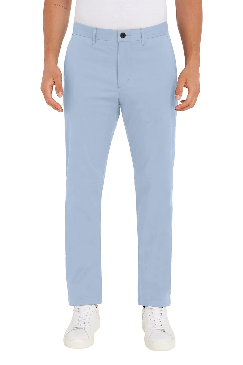 Tommy Hilfiger Pantaloni chino drepti din amestec de bumbac organic Denton - Pled.ro