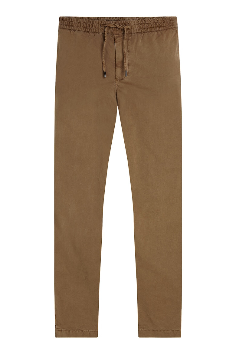 Tommy Hilfiger Pantaloni chino cu talie medie si snur - Pled.ro