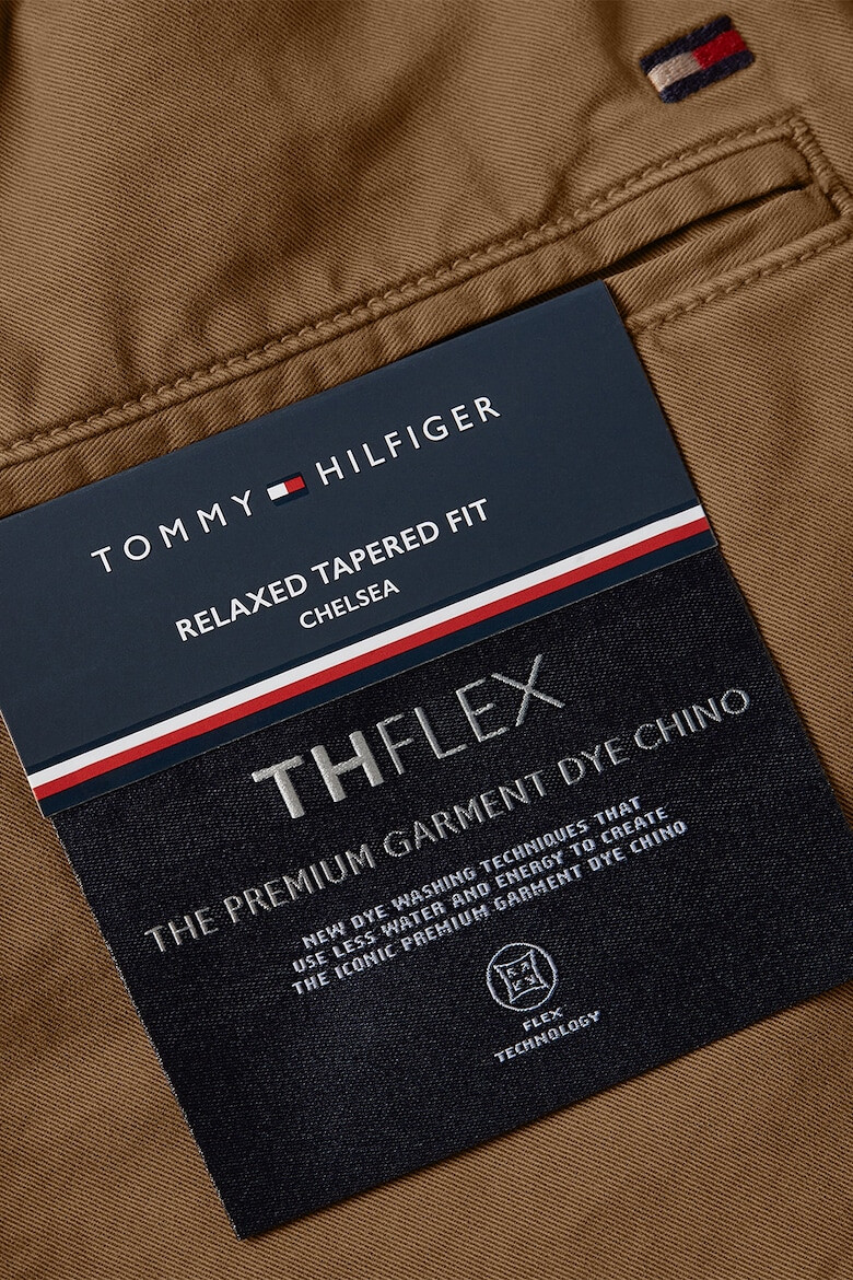 Tommy Hilfiger Pantaloni chino cu talie medie si snur - Pled.ro