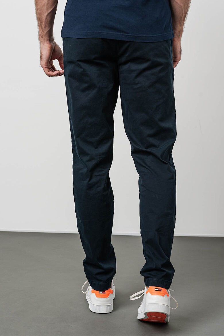 Tommy Hilfiger Pantaloni chino cu talie medie si snur - Pled.ro