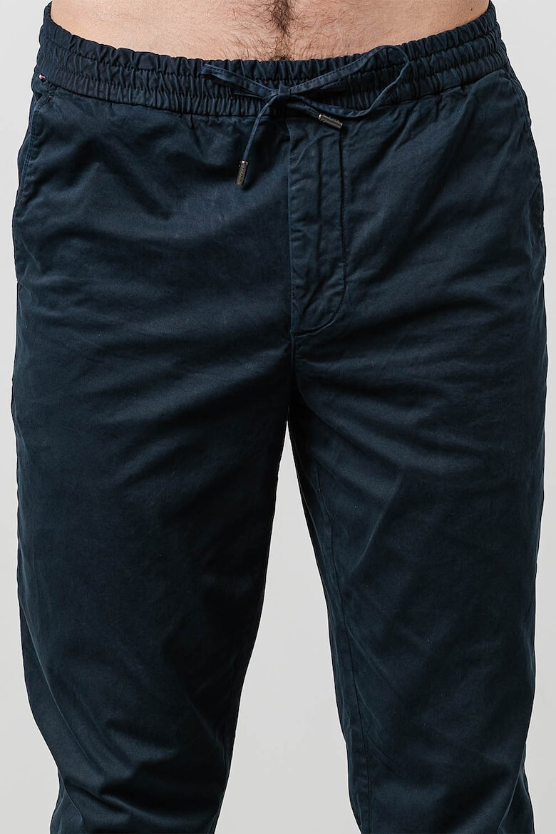 Tommy Hilfiger Pantaloni chino cu talie medie si snur - Pled.ro